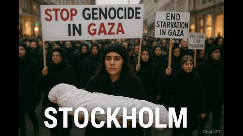 Stockholm | Ongoing marches in Stockholm against genocide and starvation in Gaza.