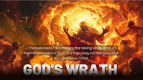 the Wrath of God series - part 2 - the "Who" that the Wrath of God is poured out on.