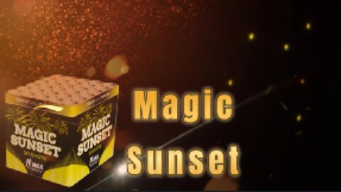 Manga Fireworks - Broekhoff Vuurwerk - Magic Sunset - 30 Schots Vuurwerk Cake