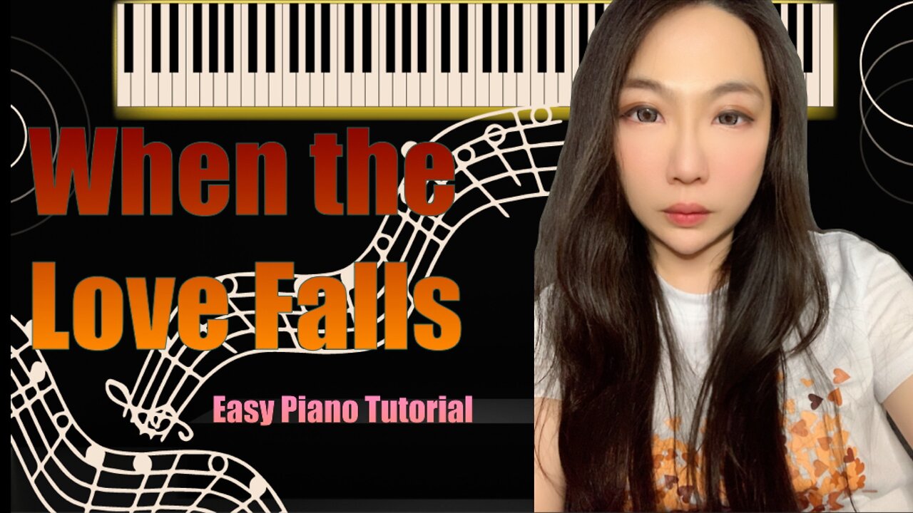 When the Love Falls PIANO | Easy Slow Tutorial
