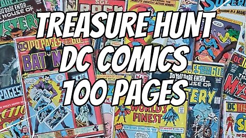 DC COMICS 100 PAGES - TREASURE HUNT - Build The Ultimate 5 Item Collection