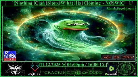 "CRACKING THE Q-CODE" ~ '[N]othing [C]an [S]top [W]hat [I]s [C]oming ~ NCSWIC'