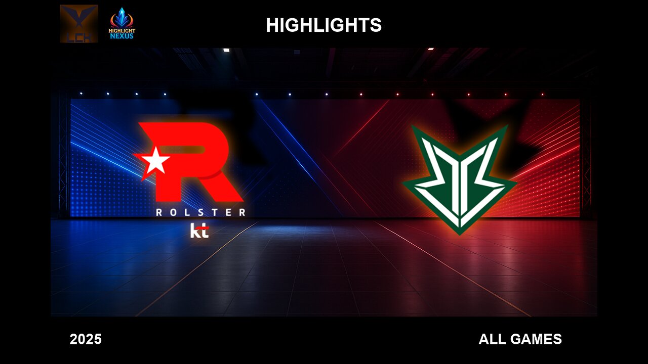 KT vs BRO ALL GAMES Highlights - LCK 2025 Highlights - KT Rolster vs OK BRION