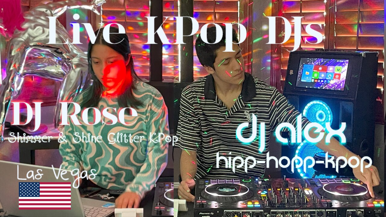 KPop DJ Rose Plays Shimmer & Shine Glitter KPop Mix - DJ Alex Plays HipHop-KPop Mix