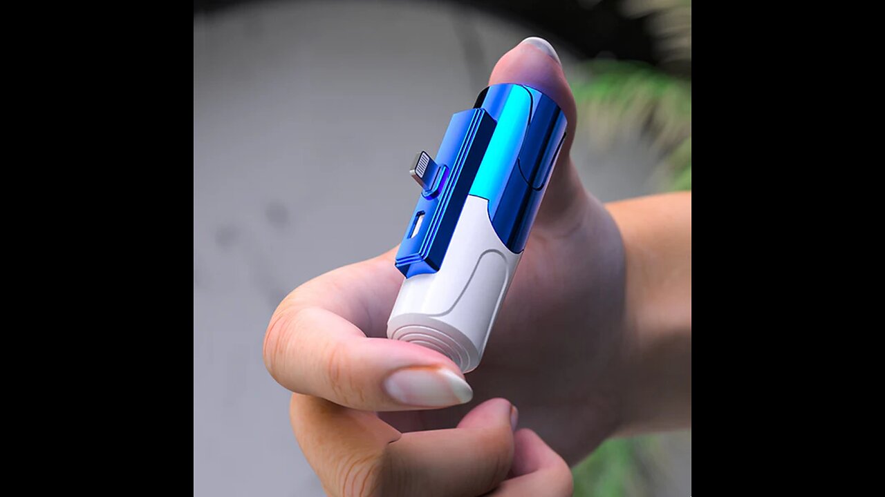 Ultra-Thin And Compact Portable 3300mah Capsule Power Bank