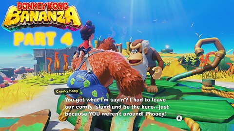 Donkey Kong Bananza (Blind/Multiplayer) Part 4 ~ An Old Man Rant.