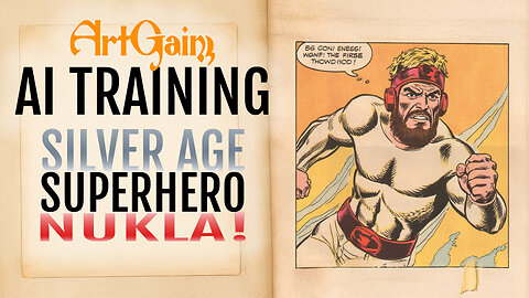 FluxGym Lora Creation - Silver Age Superhero NUKLA!