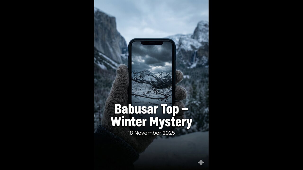 Babusar Top View on 18 November 2025 | Winter Scenic Journey