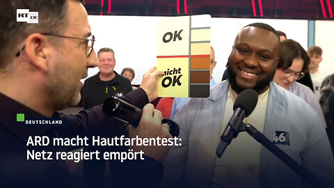 ARD macht Hautfarbentest: Netz reagiert empört