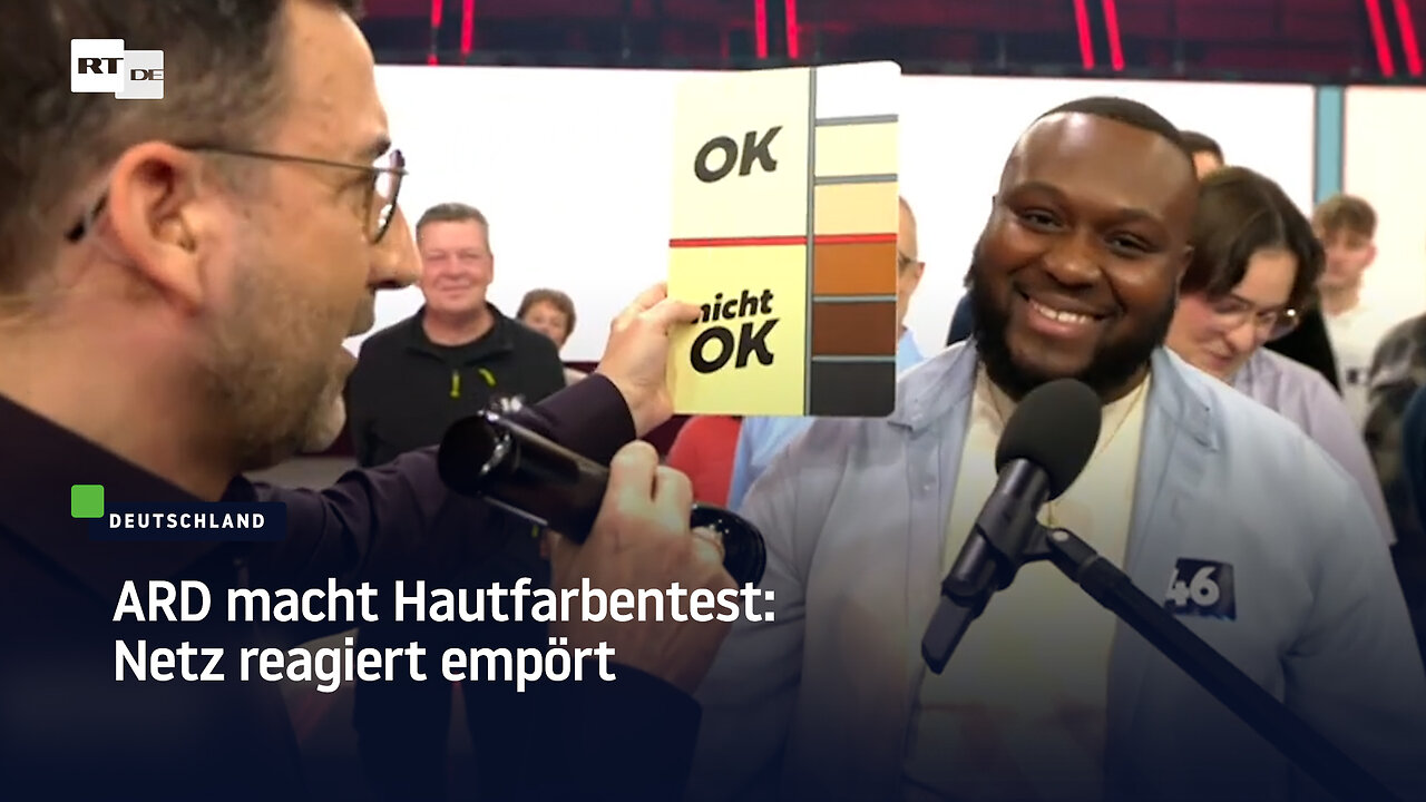 ARD macht Hautfarbentest: Netz reagiert empört