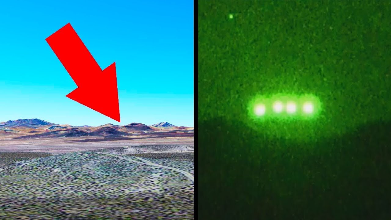 GLOWING OBJECTS at AREA 51 Position, Location, & Explanation