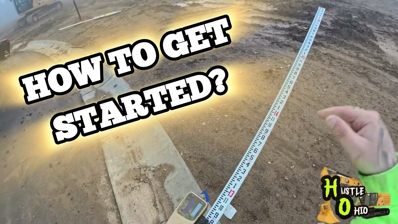 How to set up a foundation excavation
