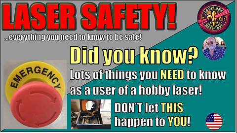 🔥Hobby Laser Safety, Everything you MUST know to keep your workshop and yourself safe!