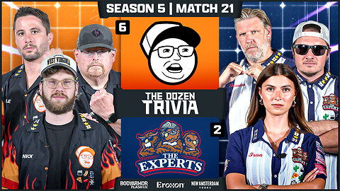 Fran, Brandon, PFT & Experts vs. Frankettes | Match 21, Season 5 - The Dozen Trivia League