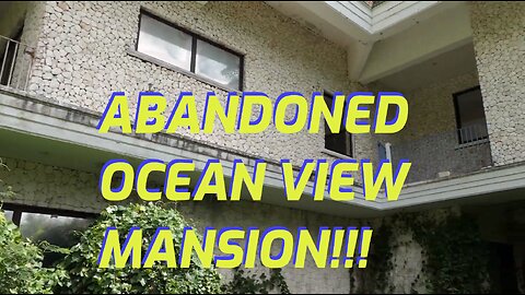 ABANDONED OCEAN VIEW MANSION IN PARADISE!! Saipan Island!