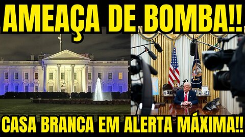 AGORA: AMEAÇA DE B0MBA NA CASA BRANCA!! EUA ENTRA EM ALERTA MÁXIMA!! ACONTECEU AGORA