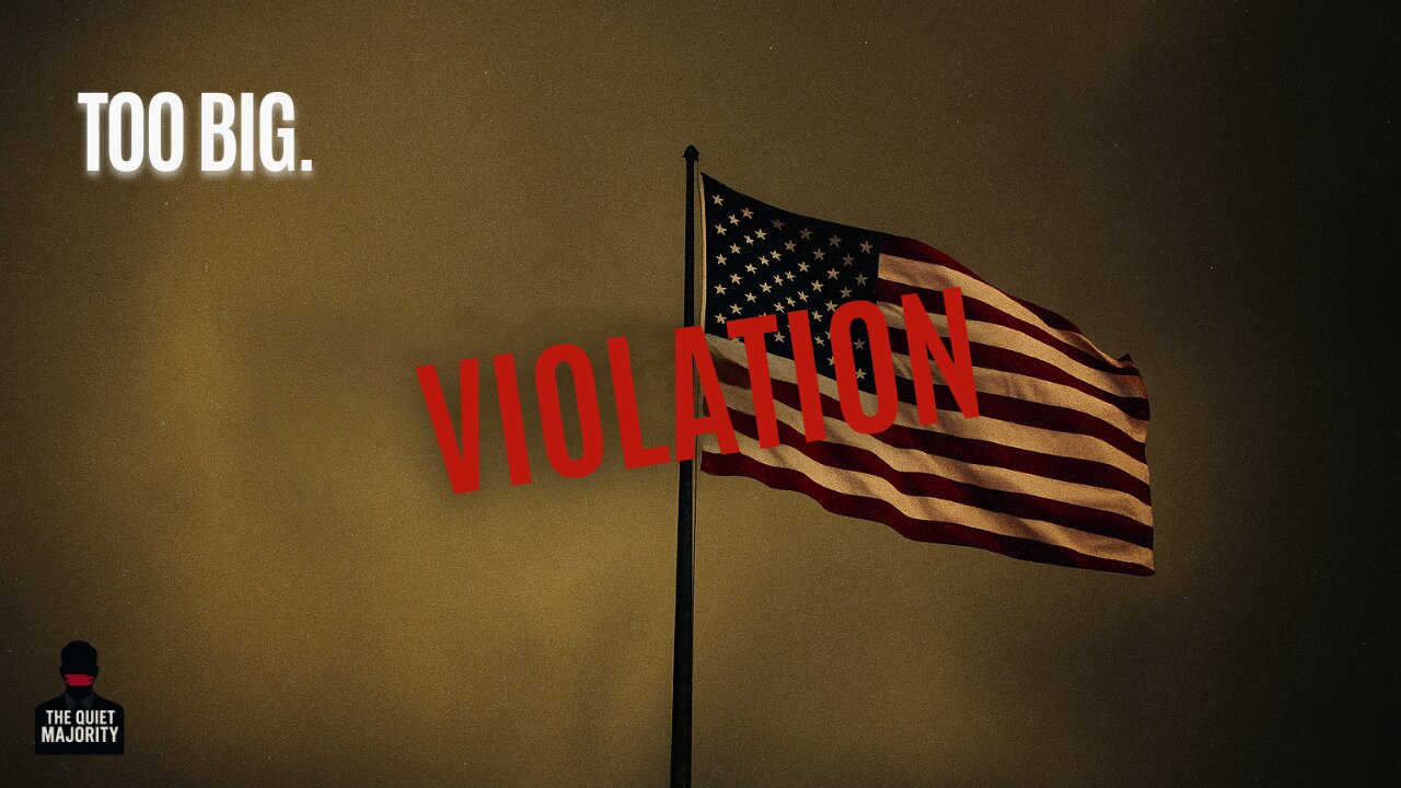 The Flag Was Too Big. The City Was Too Small