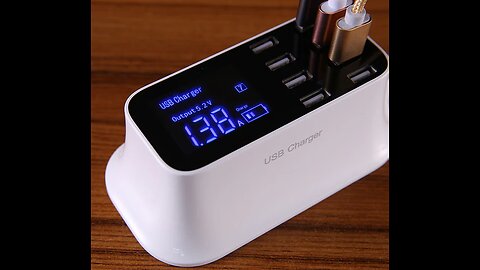 Smart 8-Port USB Charger - Charge Faster and Smarter