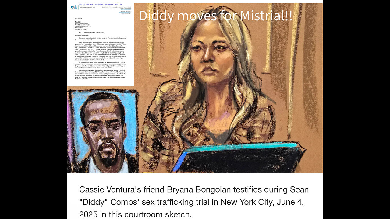 Breaking: Diddy's Team moves for a Mistrial