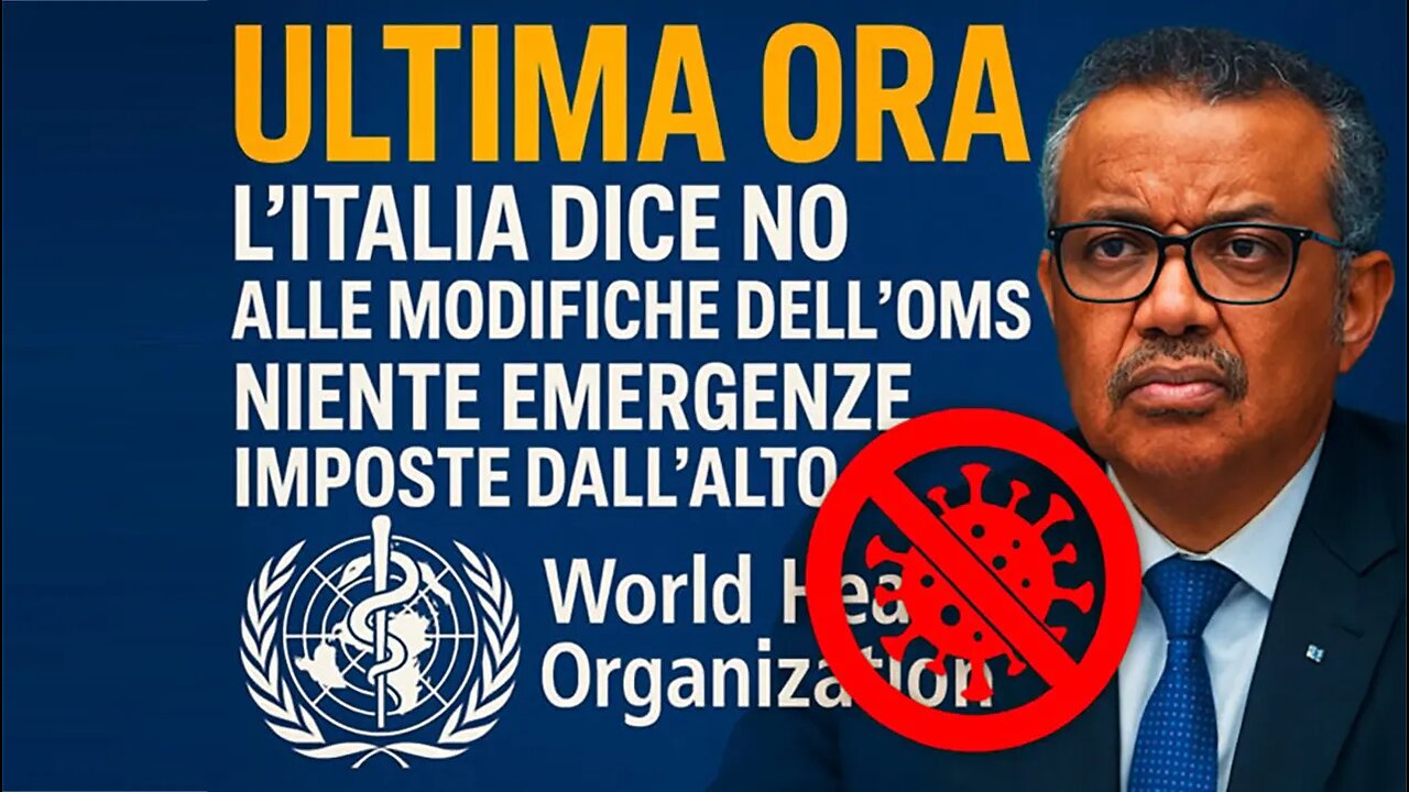 L’Italia dice NO alle modifiche dell’OMS