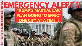BREAKING NEWS: TRUMP'S MARTIAL LAW PLAN GOING INTO EFFECT ONE CITY AT A TIME !! UKRAINE FALSE FLAG
