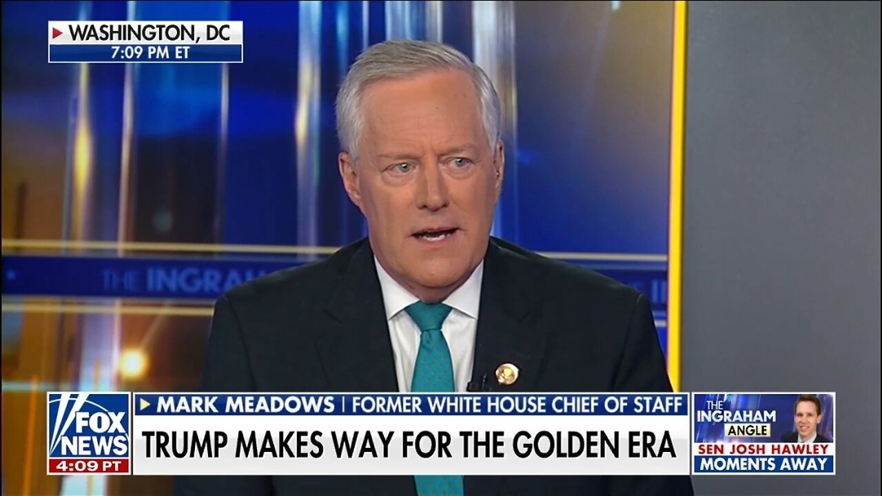 Mark Meadows: Dems Are Melting Down it Because Everything Trump Promised, He's Delivered