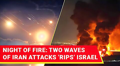 Iran HAMMERS Israel; Two Terrifying Waves Of Tehran Attacks After Khamenei Sounds Battle Bugle