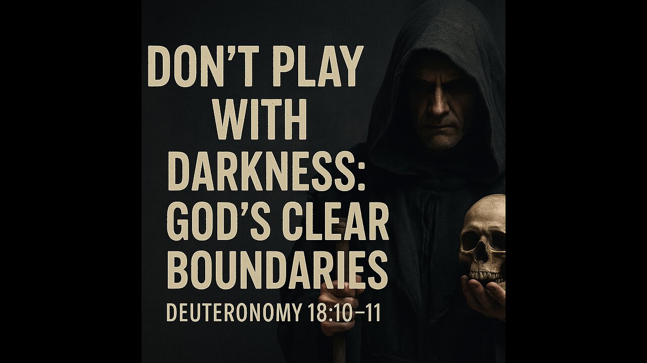 “Don’t Play with Darkness” Deuteronomy 18:10–11