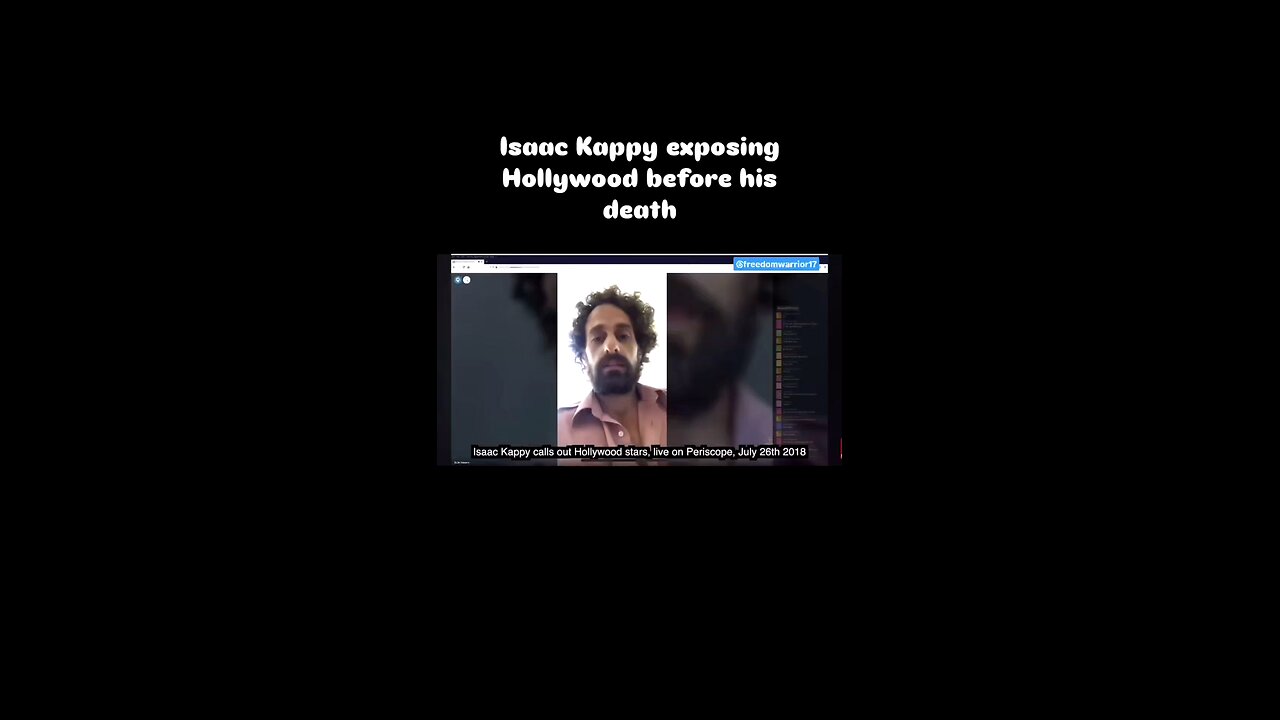 Isaac Kappy Exposibg Hollywood Before his Death