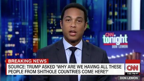 2018-An Unhinged Don Lemon Declares Trump is Racist and his Supporters and Racist and Dumb