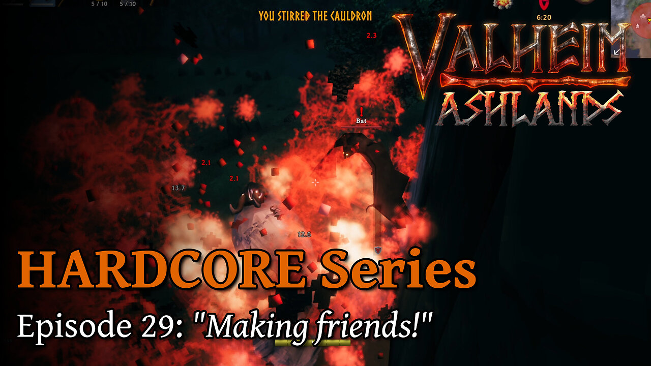 Valheim Hardcore E29:"Making friends!"