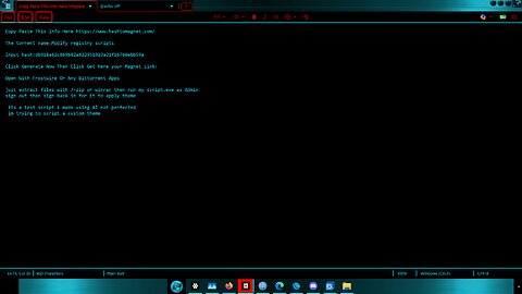 Download My Modified Registry Scripts Here Apply My Custom Windows 11 Theme v2026