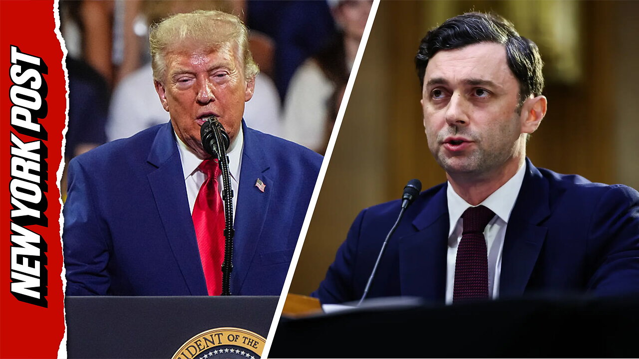 Trump mocks 'Pee-wee' Jon Ossoff at Georgia Trump Accounts rally