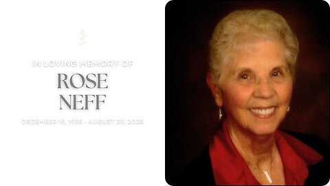 Rose Neff Memorial