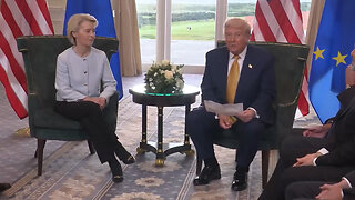 President Trump Announces A Monumental Trade Agreement With The European Union