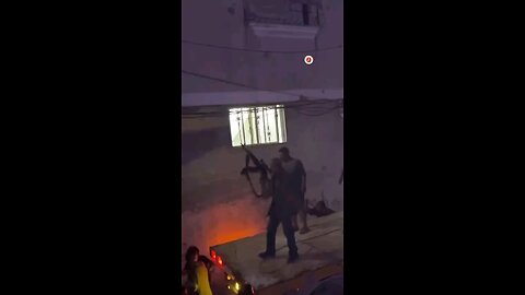 Footage of armed terrorists stealing aid