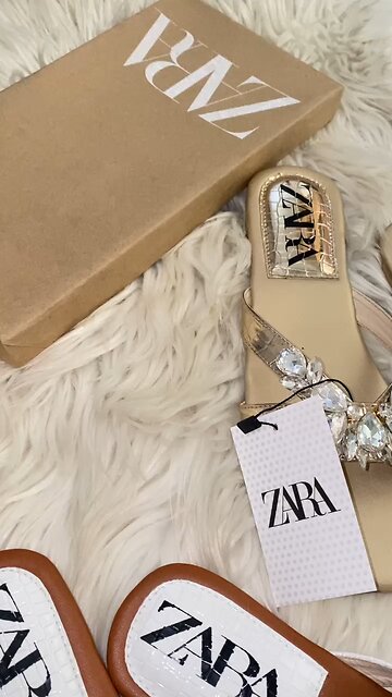 *RESTOCKED* *ZARA STONE FLATS* SIZE:*36-42* COLOURS:*3* PRICE:*2800/-* new arrivals