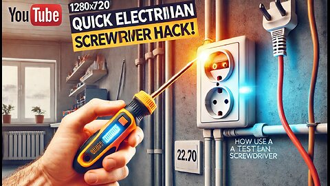 How to Use a Tester Screwdriver Properly – Quick Electrician Hack