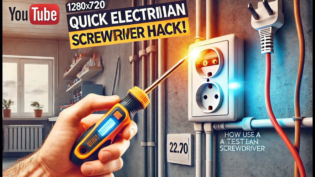 How to Use a Tester Screwdriver Properly – Quick Electrician Hack