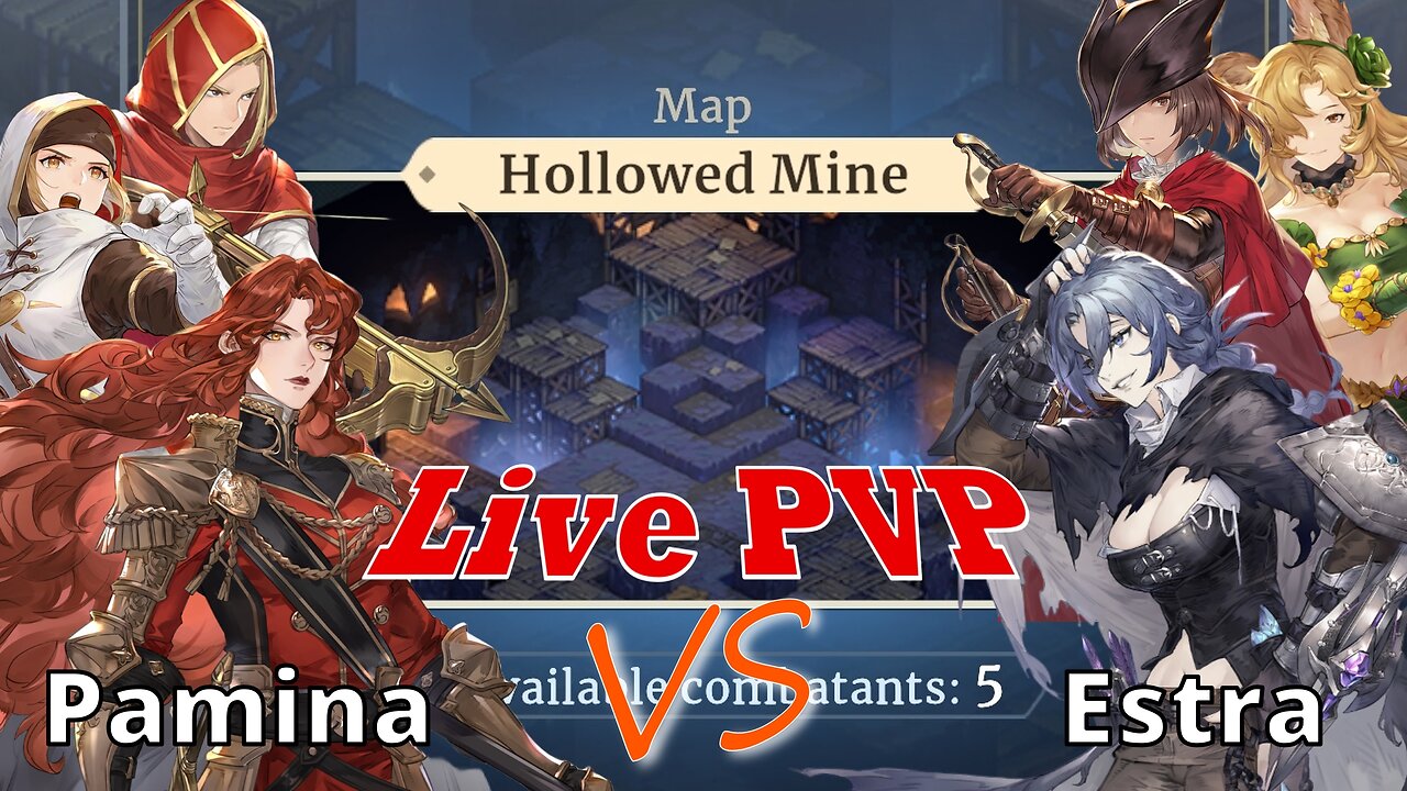 Pamina Vs Estra 3v3 | Sword of Convallaria