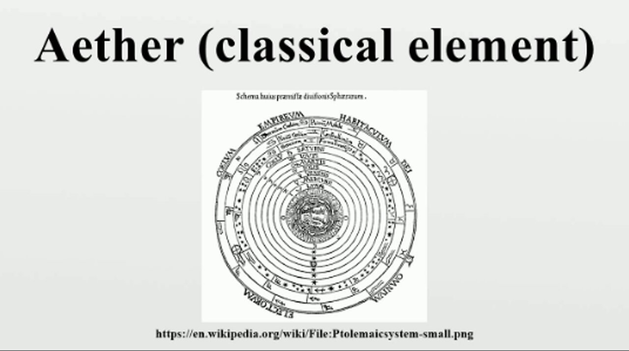 Aether...the 5th element