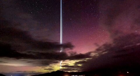 Aurora accompanied by 'White Streak'