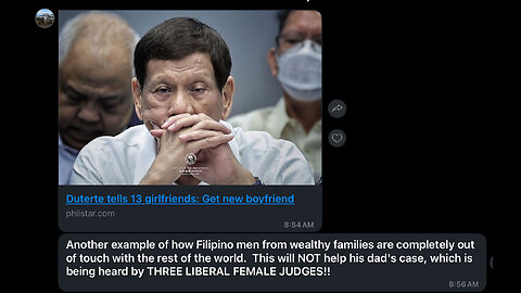 Anong mangyayari kay Tatay Digong