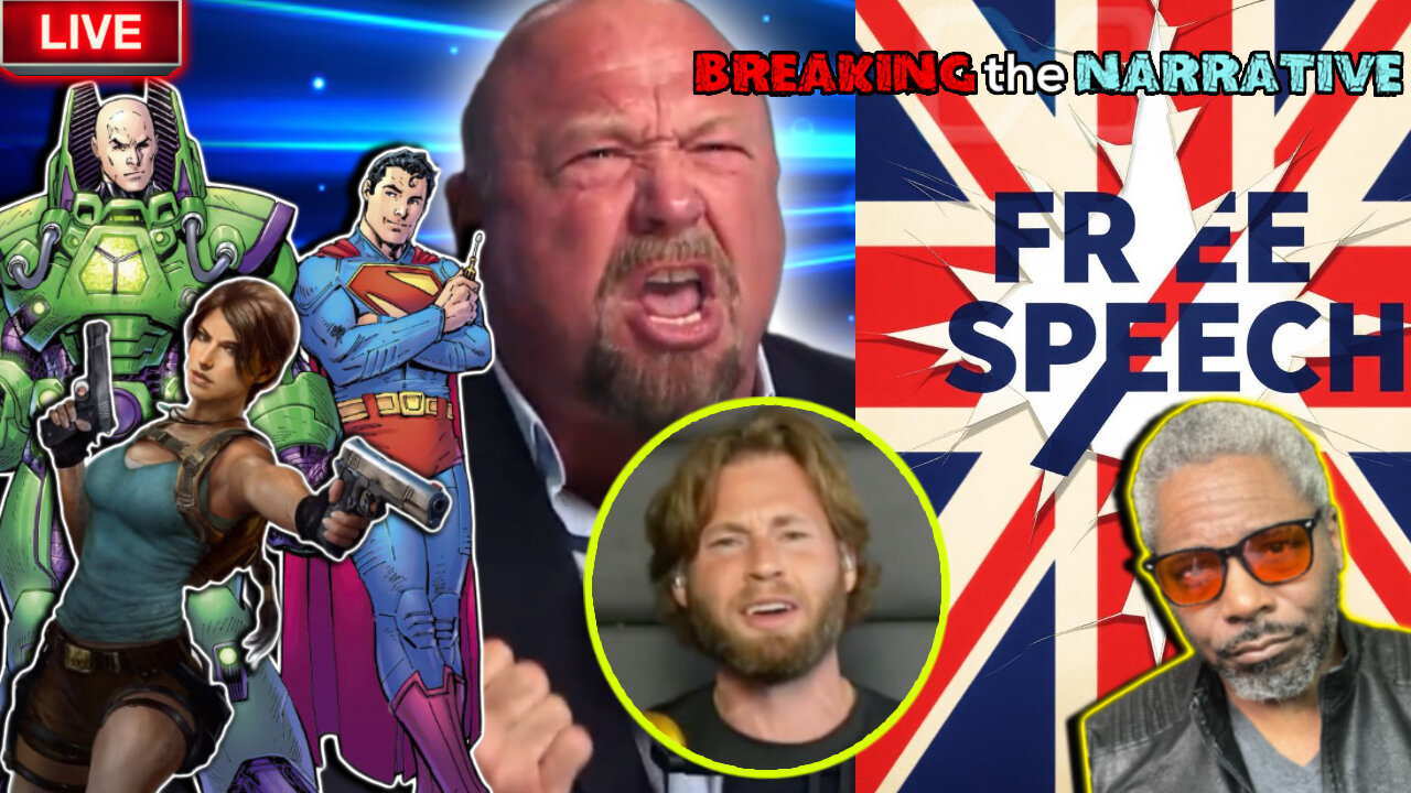 Owen Shroyer Leaves InfoWars, UK Free Speech Debate, Superman & Tomb Raider News!