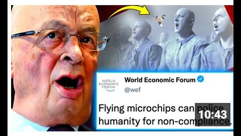 "WEF Unveils Flying Microchips Capable of Detecting Thought Crimes and Disabling Brains"