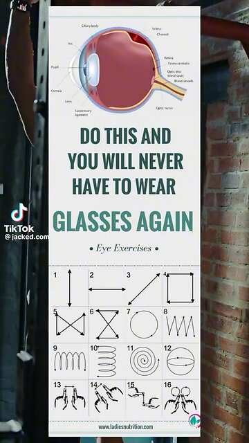Do this and you never have to wear glasses again