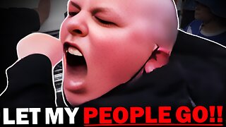 CRAZY FAT LEFTIST -vs- ICE BUS is TOO FUNNY 🤣 No Kings Protest CRINGE 💥