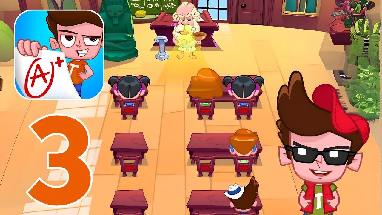 Cheating Tom 3 - Genius School - Gameplay Walkthrough Part 3 - Level 21-30 (iOS, Android)