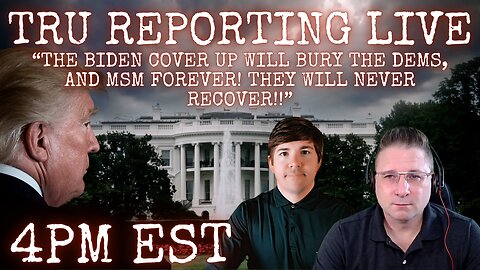 "The Biden cover up will bury the DEMS, and MSM forever! They will never recover!"