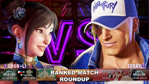 Kuya Kalbo SF6 Ranked Match Roundup. Chun Li Master Rank [Hori Fight Stick]